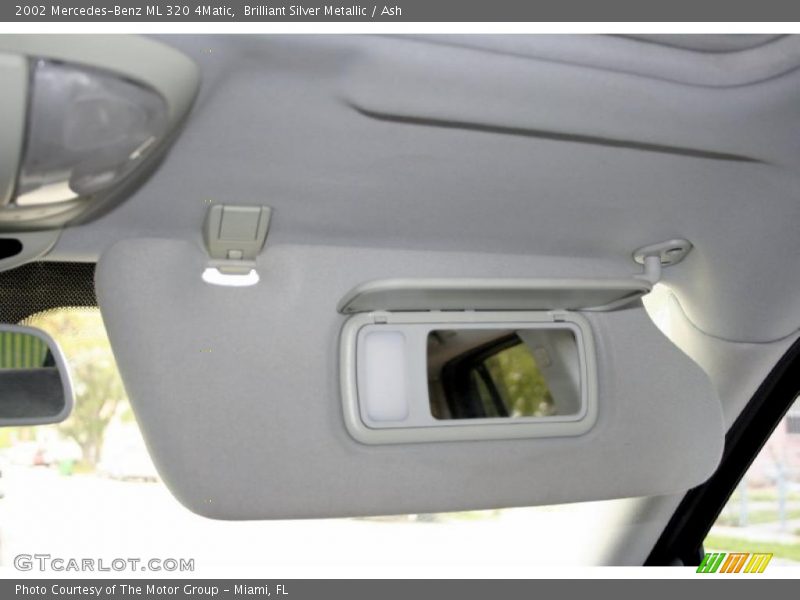 Brilliant Silver Metallic / Ash 2002 Mercedes-Benz ML 320 4Matic