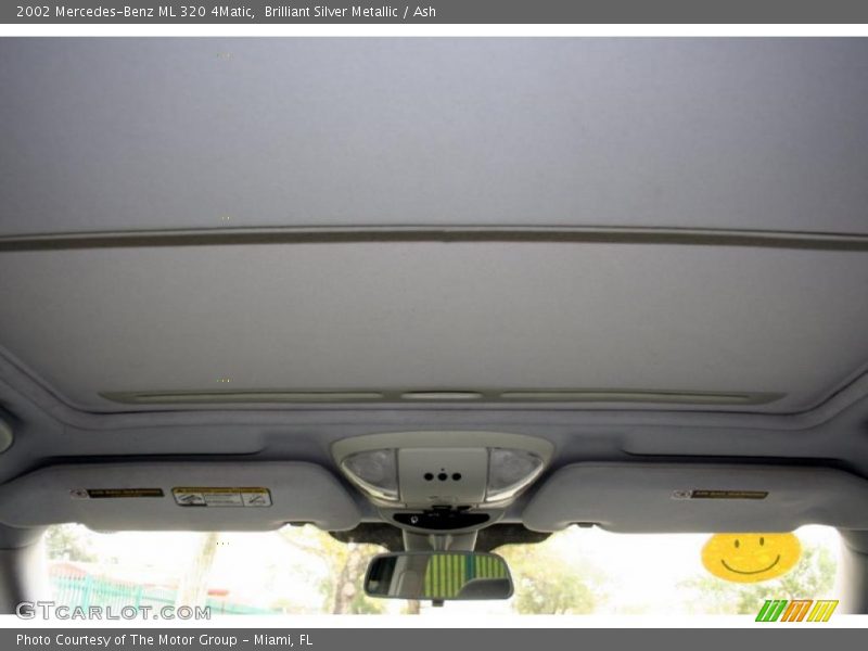 Brilliant Silver Metallic / Ash 2002 Mercedes-Benz ML 320 4Matic