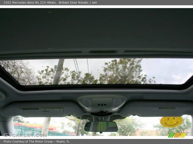 Brilliant Silver Metallic / Ash 2002 Mercedes-Benz ML 320 4Matic