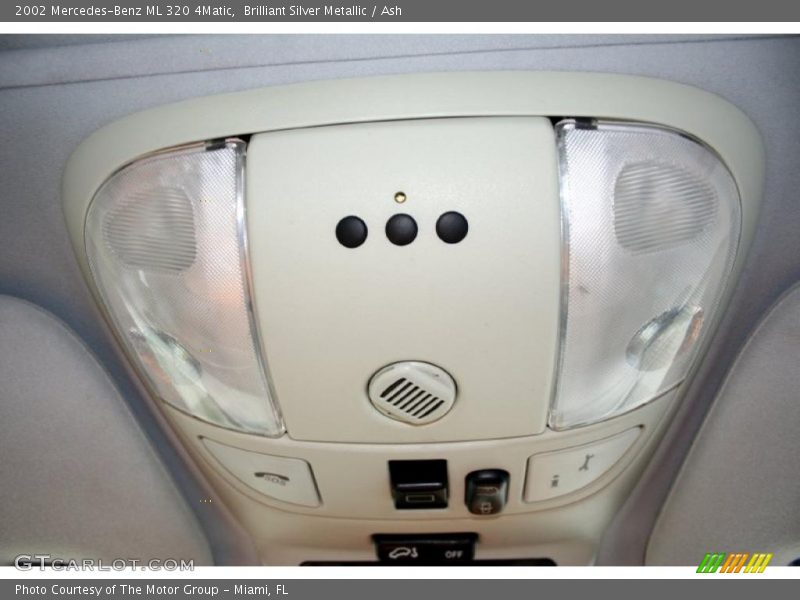 Brilliant Silver Metallic / Ash 2002 Mercedes-Benz ML 320 4Matic