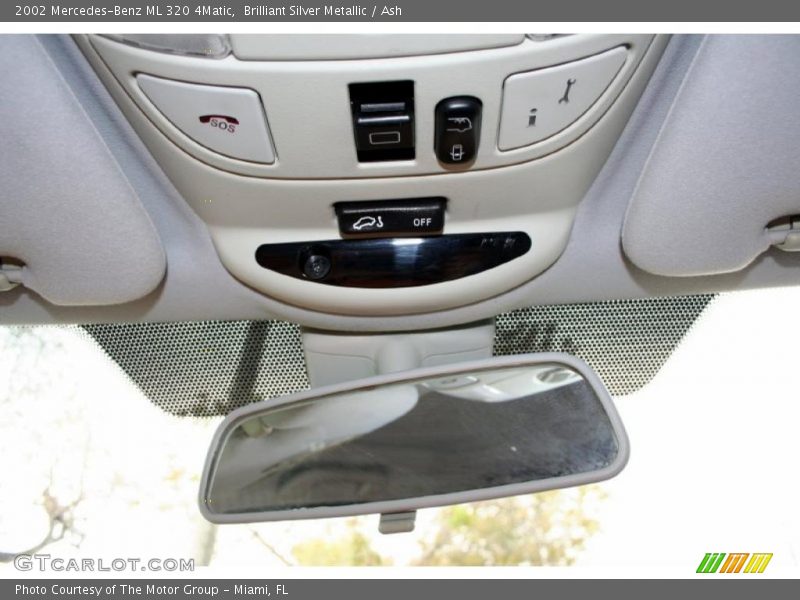 Brilliant Silver Metallic / Ash 2002 Mercedes-Benz ML 320 4Matic