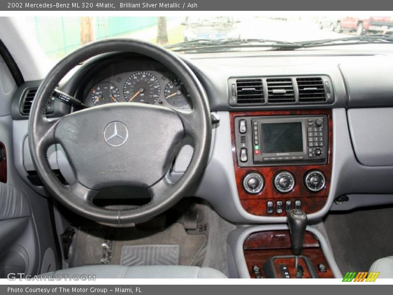 Brilliant Silver Metallic / Ash 2002 Mercedes-Benz ML 320 4Matic