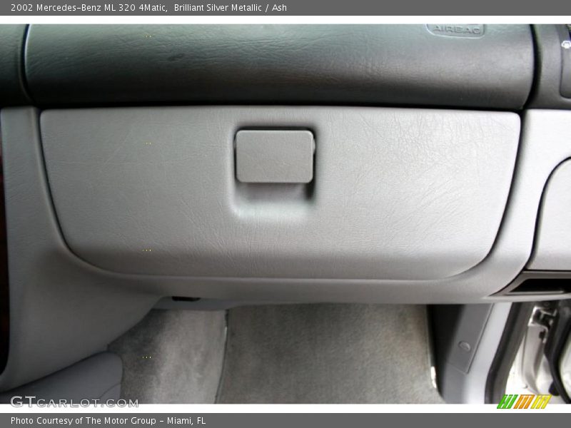 Brilliant Silver Metallic / Ash 2002 Mercedes-Benz ML 320 4Matic