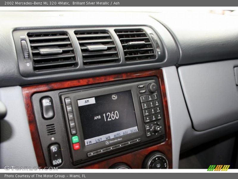 Brilliant Silver Metallic / Ash 2002 Mercedes-Benz ML 320 4Matic