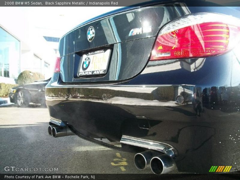 Black Sapphire Metallic / Indianapolis Red 2008 BMW M5 Sedan