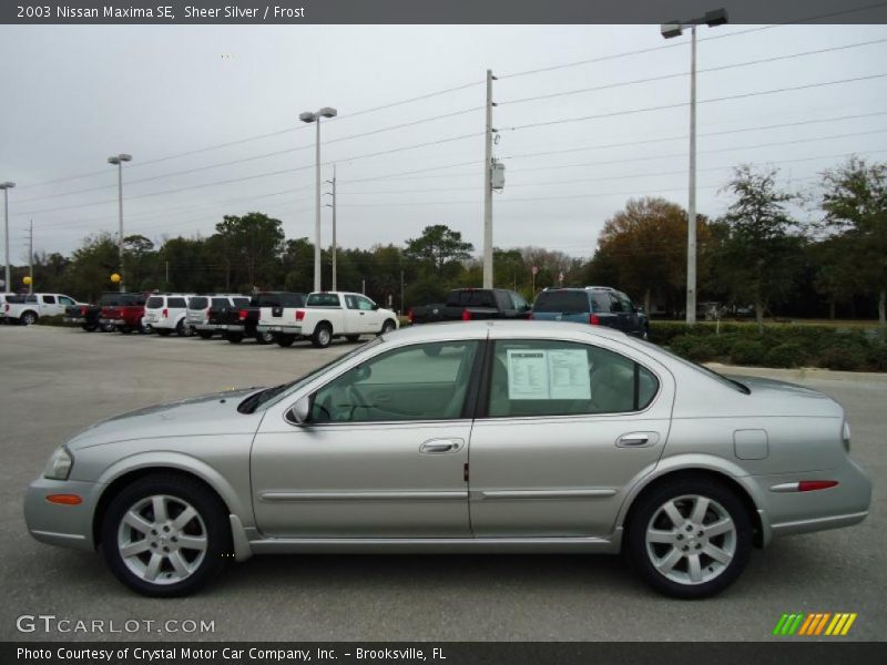 Sheer Silver / Frost 2003 Nissan Maxima SE