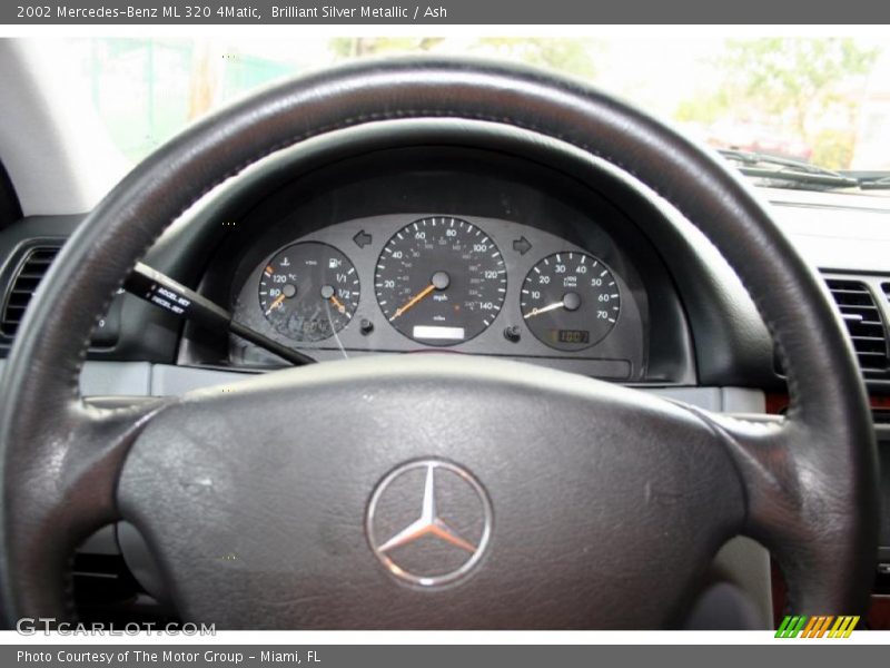 Brilliant Silver Metallic / Ash 2002 Mercedes-Benz ML 320 4Matic