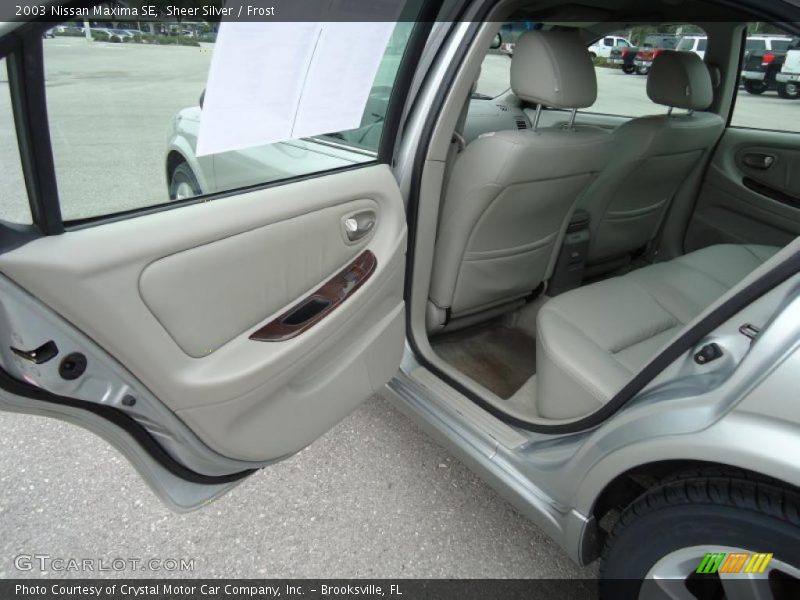 Sheer Silver / Frost 2003 Nissan Maxima SE