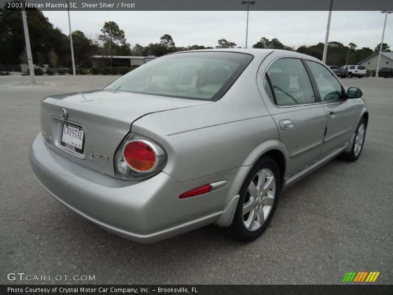 Sheer Silver / Frost 2003 Nissan Maxima SE
