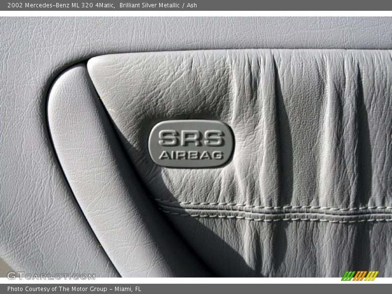 Brilliant Silver Metallic / Ash 2002 Mercedes-Benz ML 320 4Matic