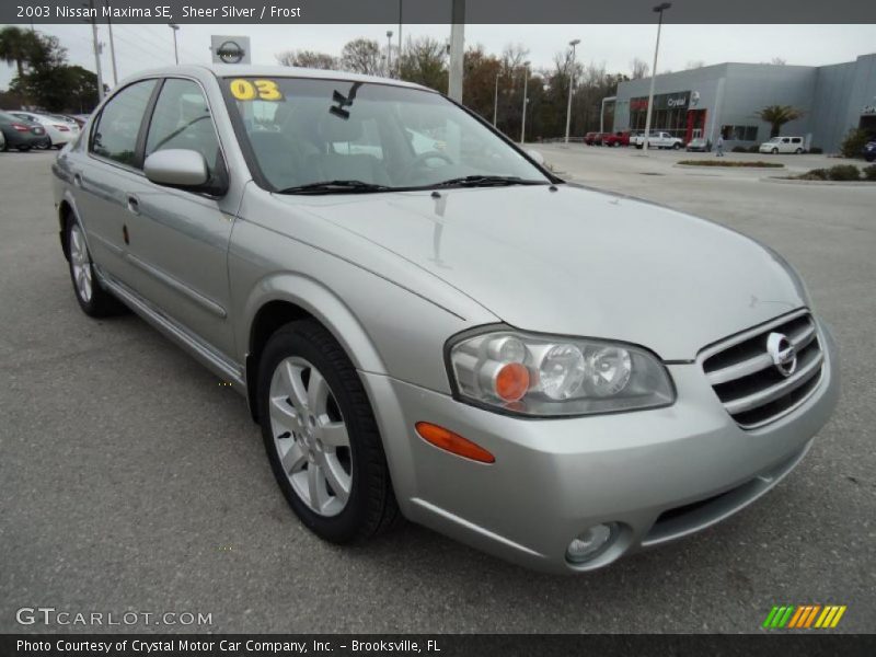 Sheer Silver / Frost 2003 Nissan Maxima SE