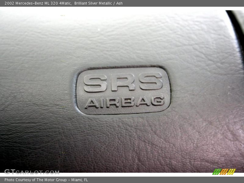 Brilliant Silver Metallic / Ash 2002 Mercedes-Benz ML 320 4Matic