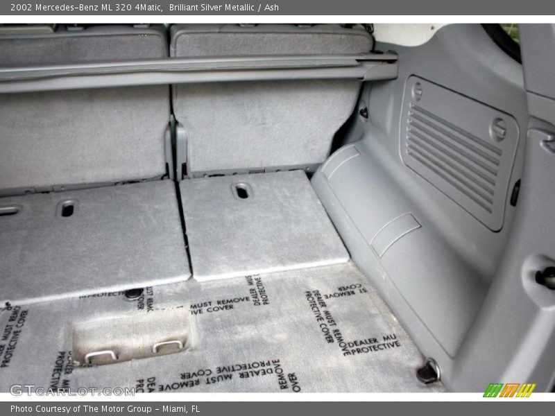 Brilliant Silver Metallic / Ash 2002 Mercedes-Benz ML 320 4Matic