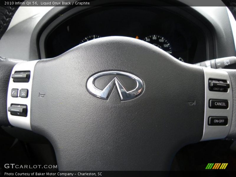 Liquid Onyx Black / Graphite 2010 Infiniti QX 56