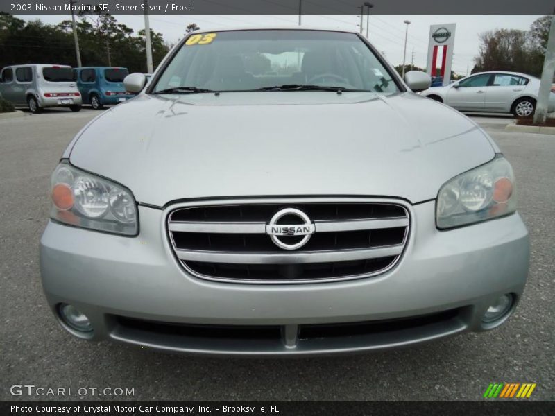 Sheer Silver / Frost 2003 Nissan Maxima SE