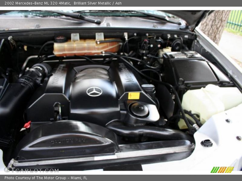 Brilliant Silver Metallic / Ash 2002 Mercedes-Benz ML 320 4Matic