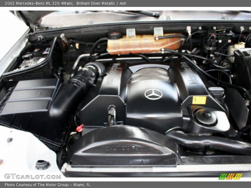 Brilliant Silver Metallic / Ash 2002 Mercedes-Benz ML 320 4Matic