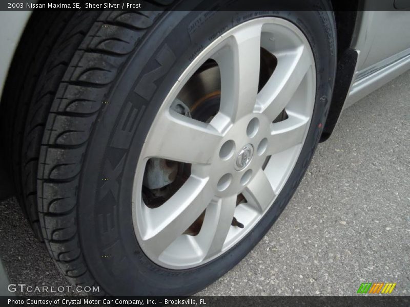 Sheer Silver / Frost 2003 Nissan Maxima SE