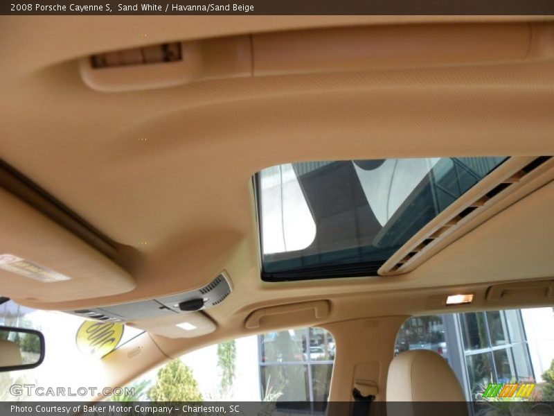Sand White / Havanna/Sand Beige 2008 Porsche Cayenne S
