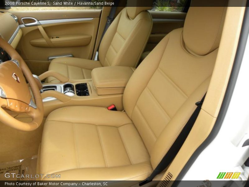 Sand White / Havanna/Sand Beige 2008 Porsche Cayenne S