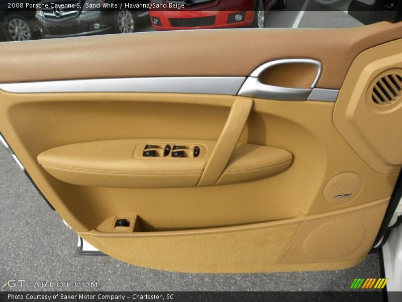 Sand White / Havanna/Sand Beige 2008 Porsche Cayenne S