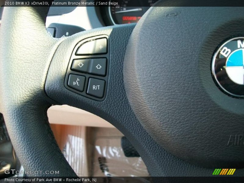 Platinum Bronze Metallic / Sand Beige 2010 BMW X3 xDrive30i