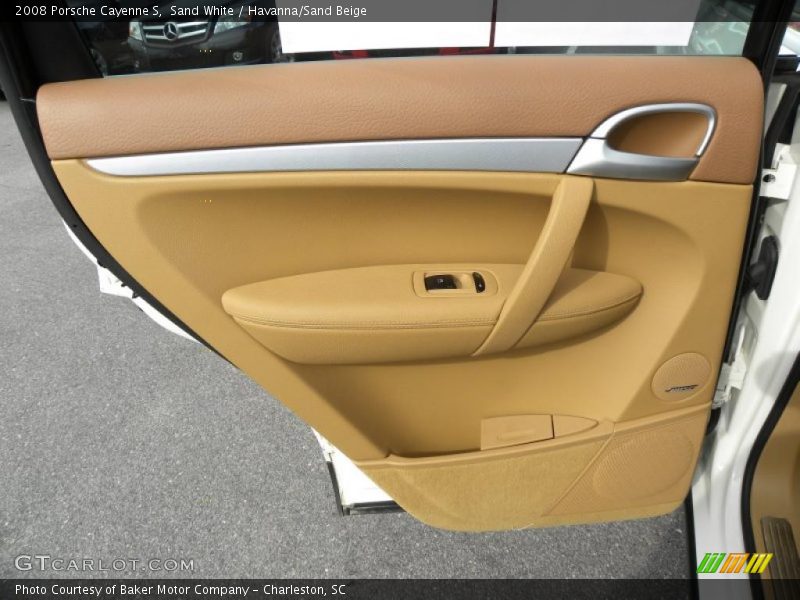 Sand White / Havanna/Sand Beige 2008 Porsche Cayenne S