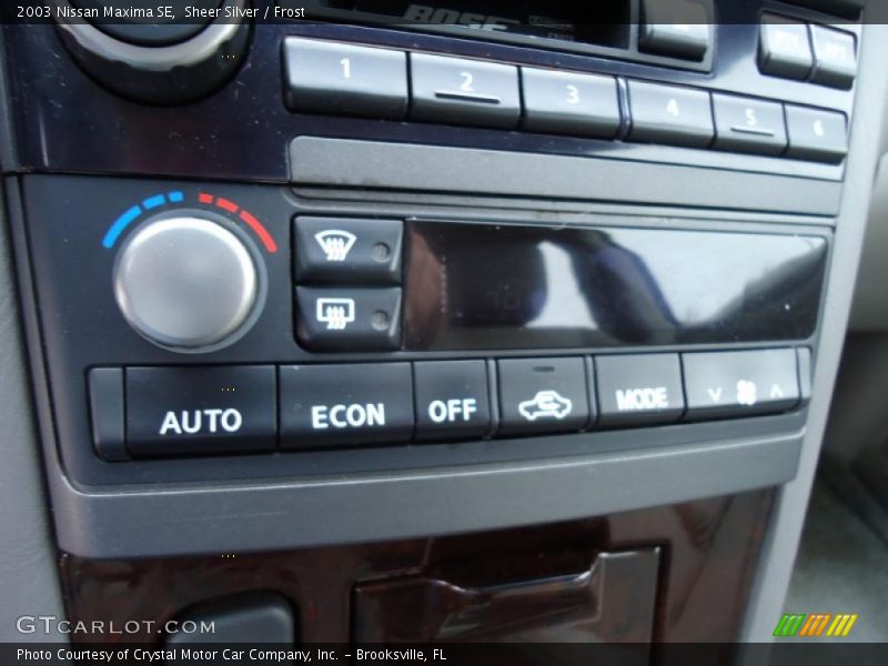 Sheer Silver / Frost 2003 Nissan Maxima SE