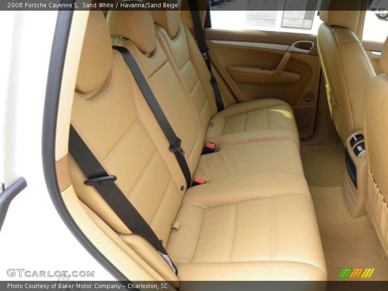 Sand White / Havanna/Sand Beige 2008 Porsche Cayenne S