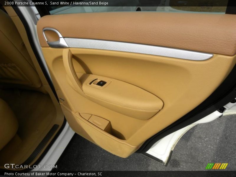 Sand White / Havanna/Sand Beige 2008 Porsche Cayenne S