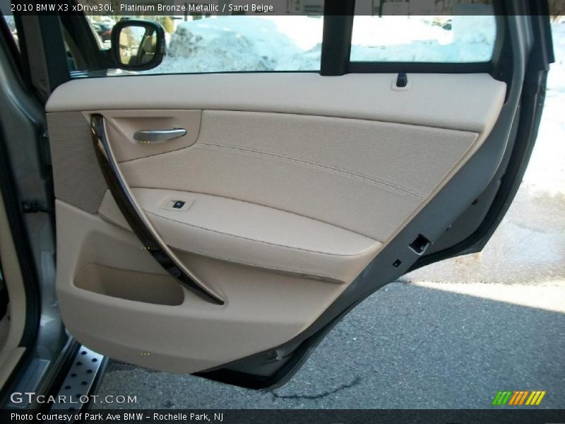 Platinum Bronze Metallic / Sand Beige 2010 BMW X3 xDrive30i