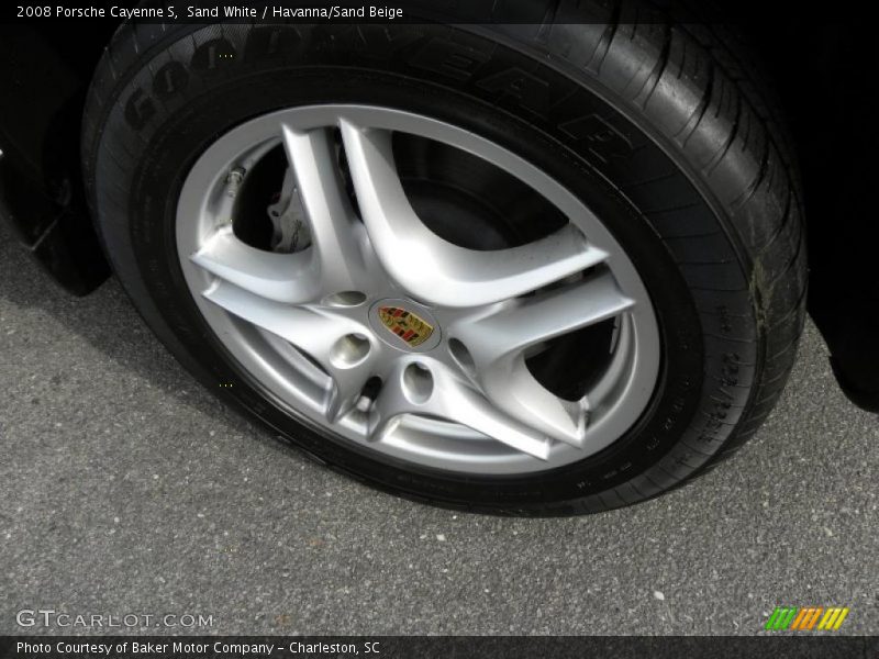 Sand White / Havanna/Sand Beige 2008 Porsche Cayenne S