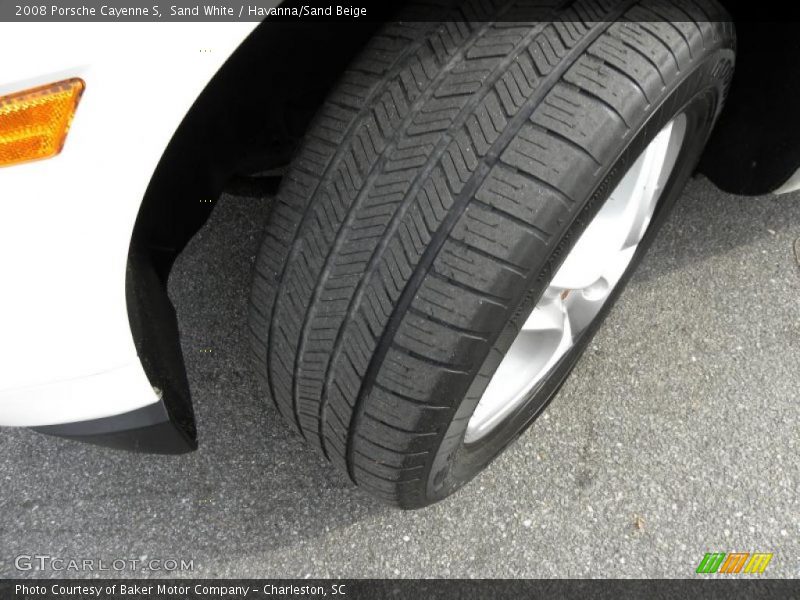 Sand White / Havanna/Sand Beige 2008 Porsche Cayenne S