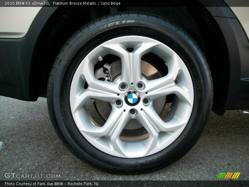 Platinum Bronze Metallic / Sand Beige 2010 BMW X3 xDrive30i