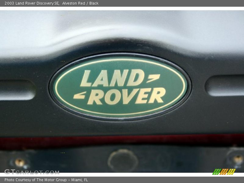 Alveston Red / Black 2003 Land Rover Discovery SE