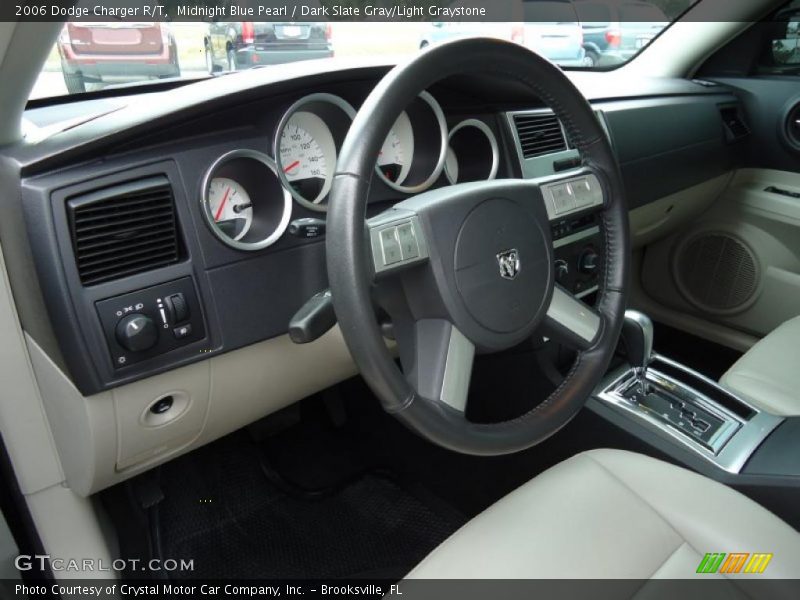 Midnight Blue Pearl / Dark Slate Gray/Light Graystone 2006 Dodge Charger R/T