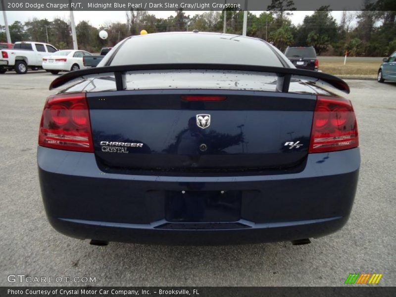 Midnight Blue Pearl / Dark Slate Gray/Light Graystone 2006 Dodge Charger R/T