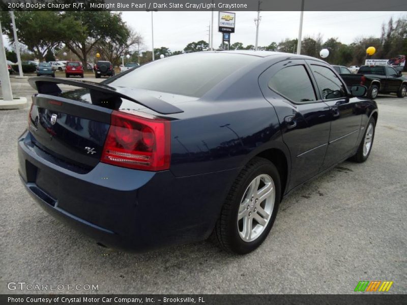 Midnight Blue Pearl / Dark Slate Gray/Light Graystone 2006 Dodge Charger R/T