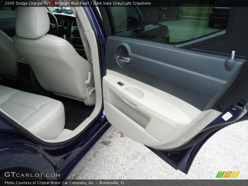 Midnight Blue Pearl / Dark Slate Gray/Light Graystone 2006 Dodge Charger R/T