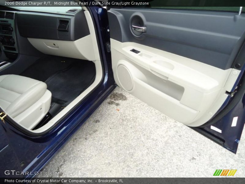 Midnight Blue Pearl / Dark Slate Gray/Light Graystone 2006 Dodge Charger R/T