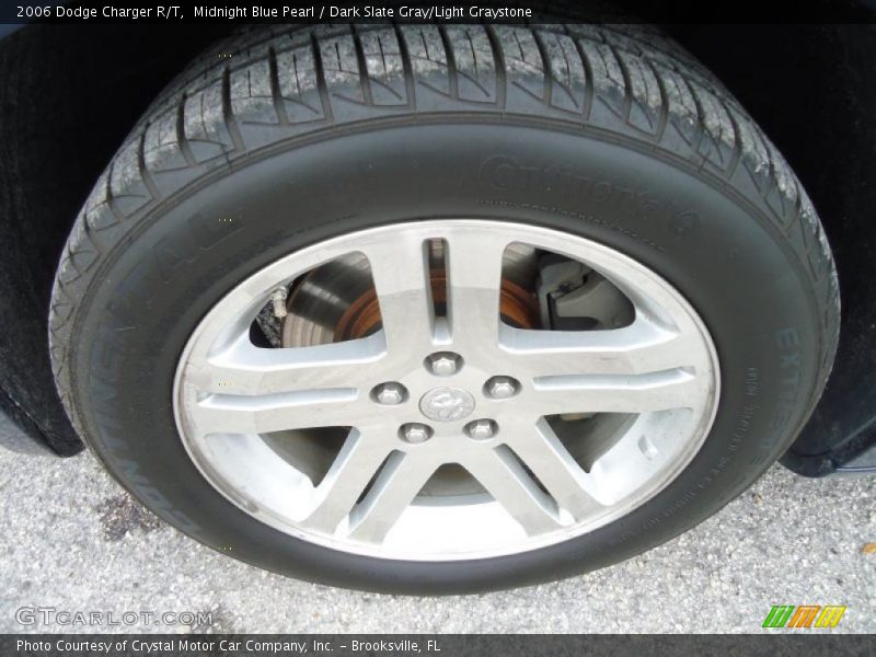 Midnight Blue Pearl / Dark Slate Gray/Light Graystone 2006 Dodge Charger R/T