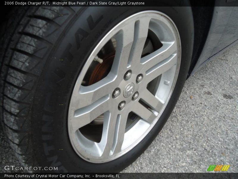 Midnight Blue Pearl / Dark Slate Gray/Light Graystone 2006 Dodge Charger R/T