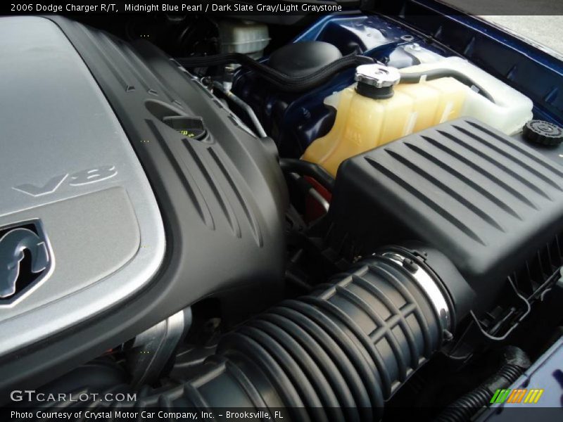 Midnight Blue Pearl / Dark Slate Gray/Light Graystone 2006 Dodge Charger R/T