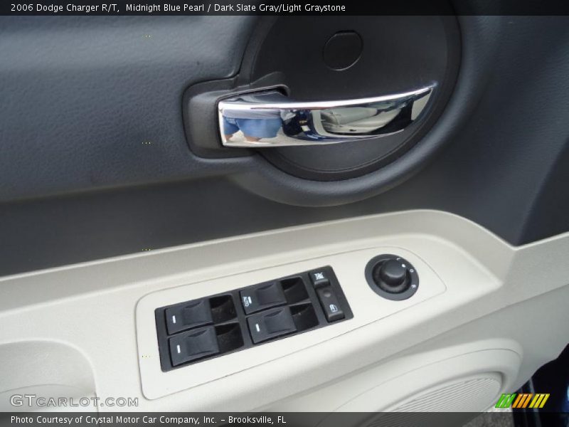 Midnight Blue Pearl / Dark Slate Gray/Light Graystone 2006 Dodge Charger R/T