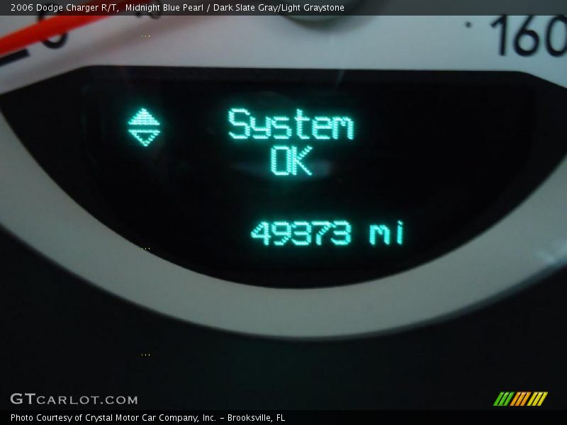 Midnight Blue Pearl / Dark Slate Gray/Light Graystone 2006 Dodge Charger R/T