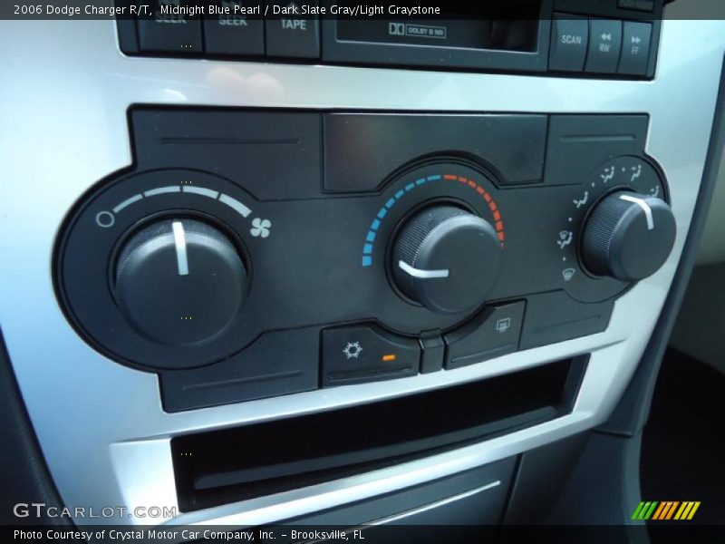 Midnight Blue Pearl / Dark Slate Gray/Light Graystone 2006 Dodge Charger R/T