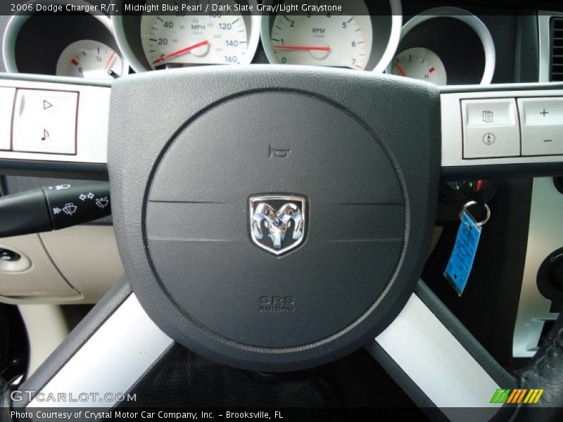 Midnight Blue Pearl / Dark Slate Gray/Light Graystone 2006 Dodge Charger R/T