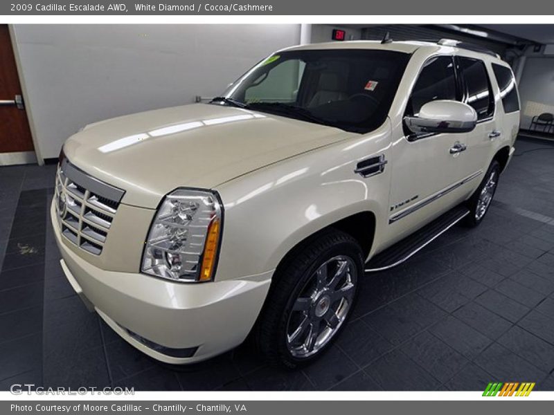 White Diamond / Cocoa/Cashmere 2009 Cadillac Escalade AWD