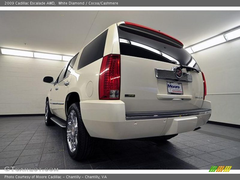 White Diamond / Cocoa/Cashmere 2009 Cadillac Escalade AWD