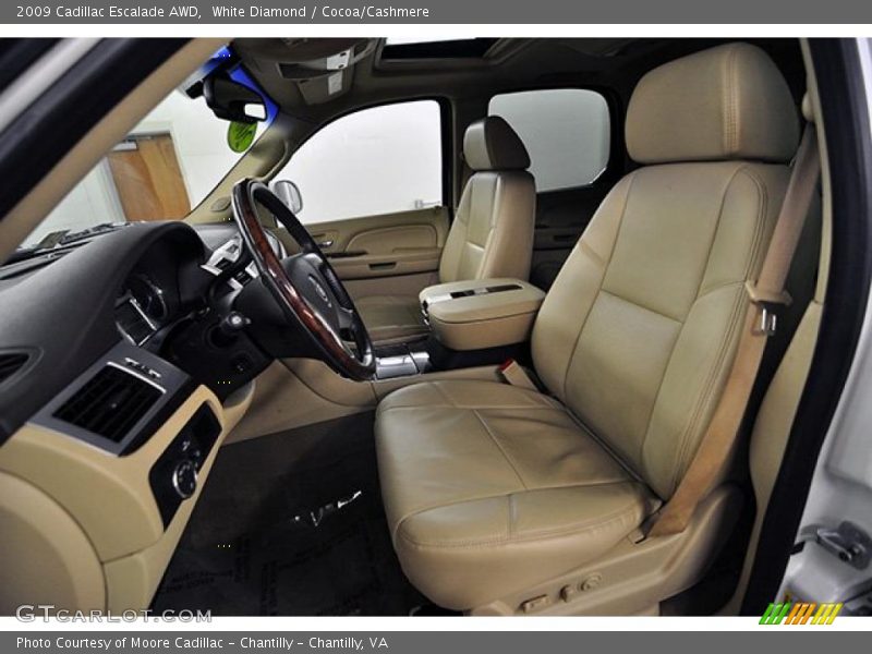 White Diamond / Cocoa/Cashmere 2009 Cadillac Escalade AWD